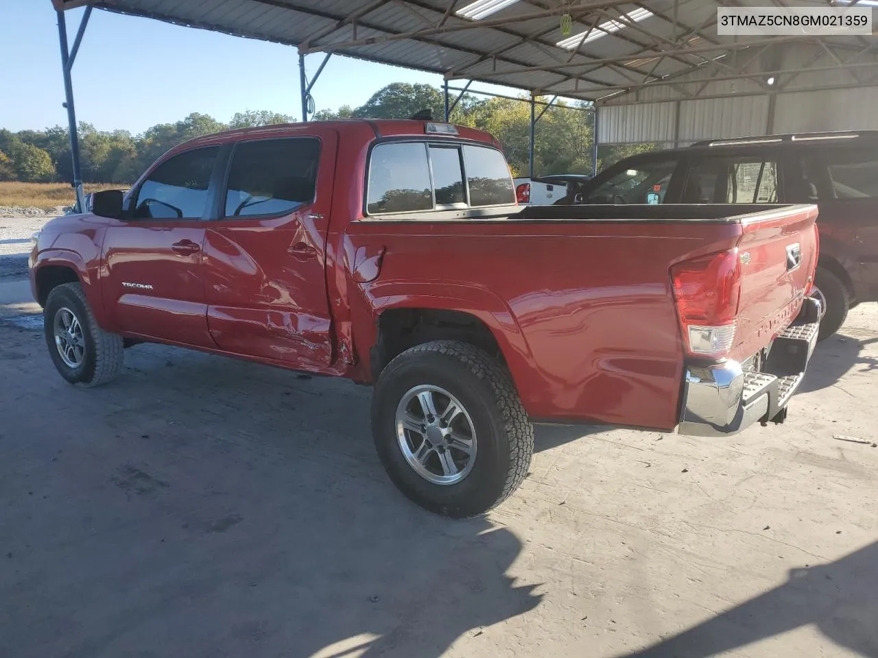 2016 Toyota Tacoma Double Cab VIN: 3TMAZ5CN8GM021359 Lot: 77370414