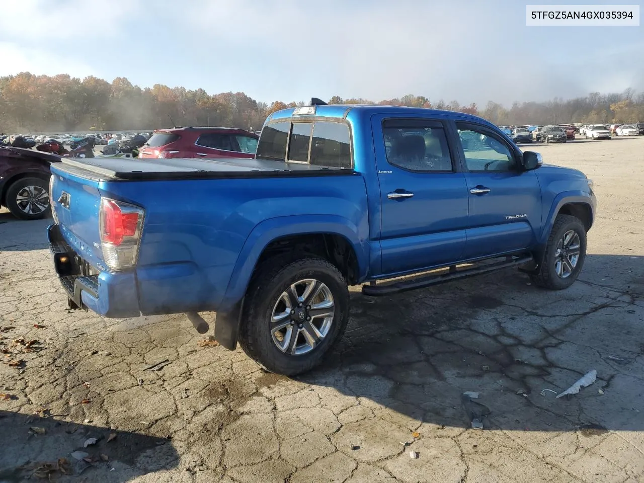 2016 Toyota Tacoma Double Cab VIN: 5TFGZ5AN4GX035394 Lot: 77583254