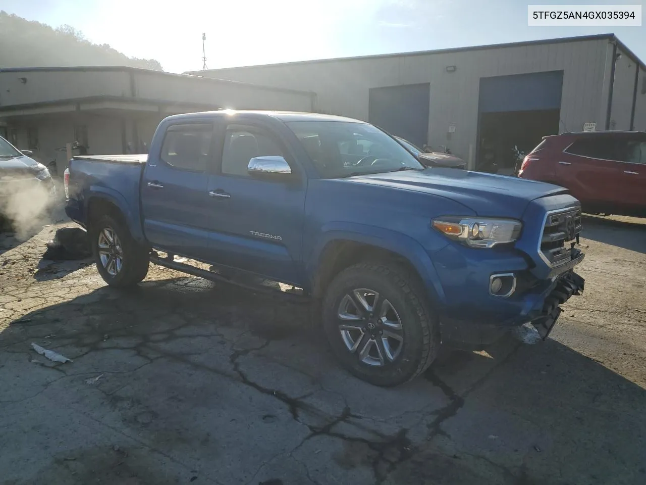 2016 Toyota Tacoma Double Cab VIN: 5TFGZ5AN4GX035394 Lot: 77583254