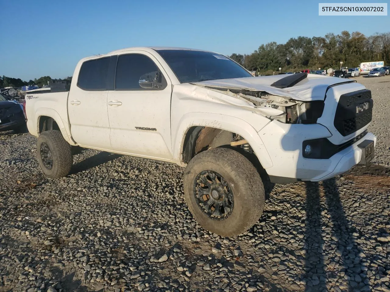 2016 Toyota Tacoma Double Cab VIN: 5TFAZ5CN1GX007202 Lot: 77629884