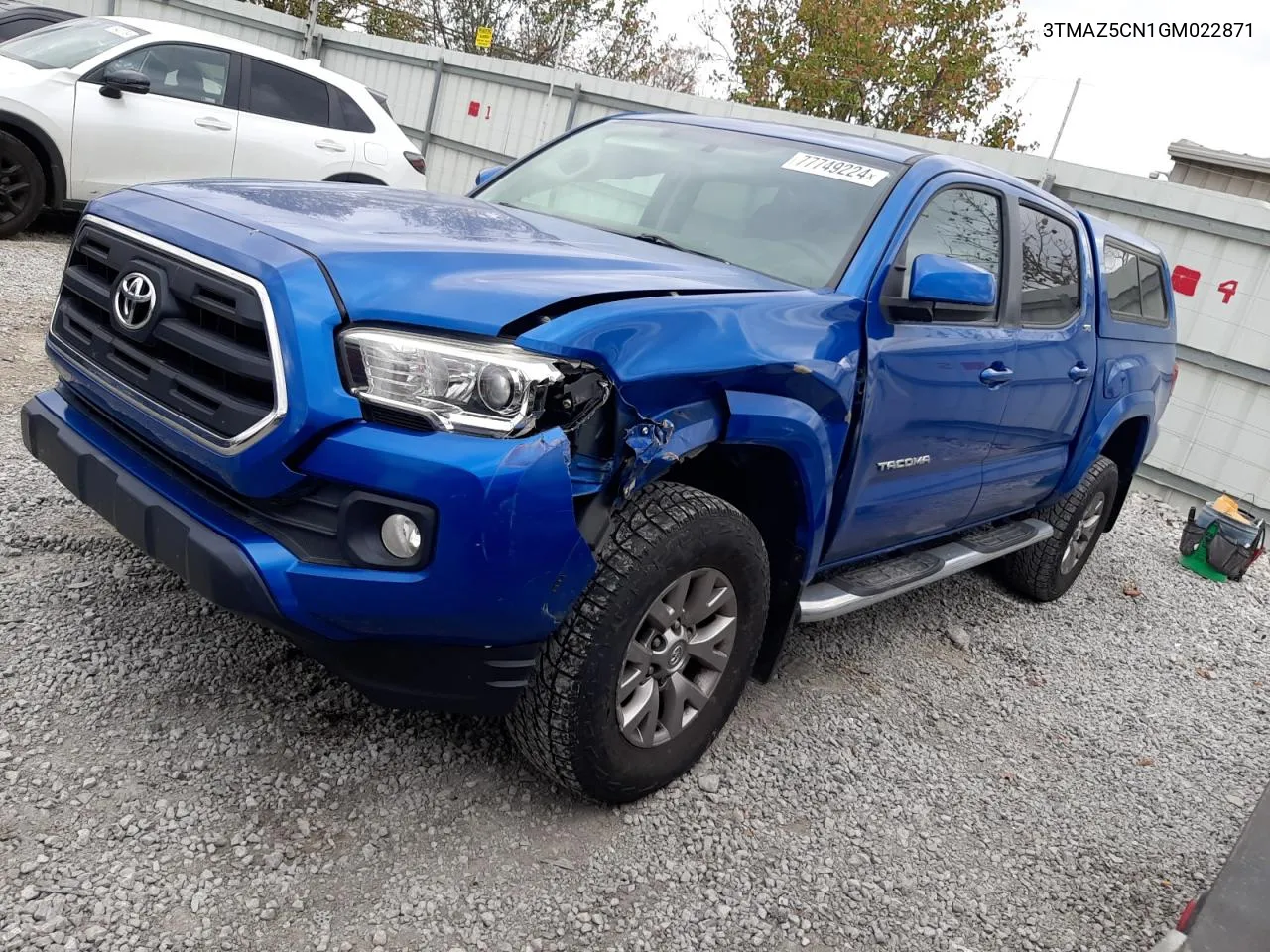 2016 Toyota Tacoma Double Cab VIN: 3TMAZ5CN1GM022871 Lot: 77749224