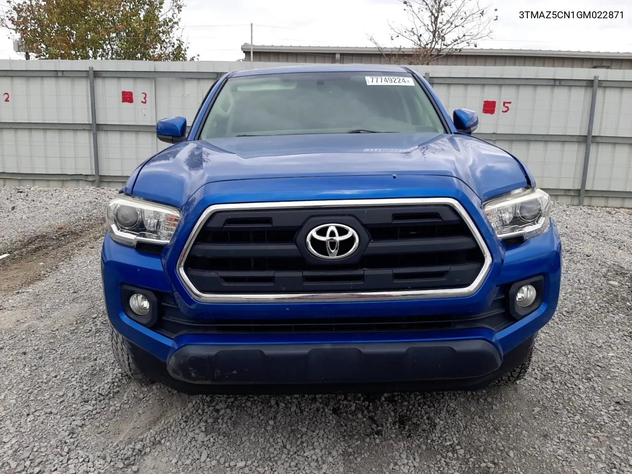 2016 Toyota Tacoma Double Cab VIN: 3TMAZ5CN1GM022871 Lot: 77749224