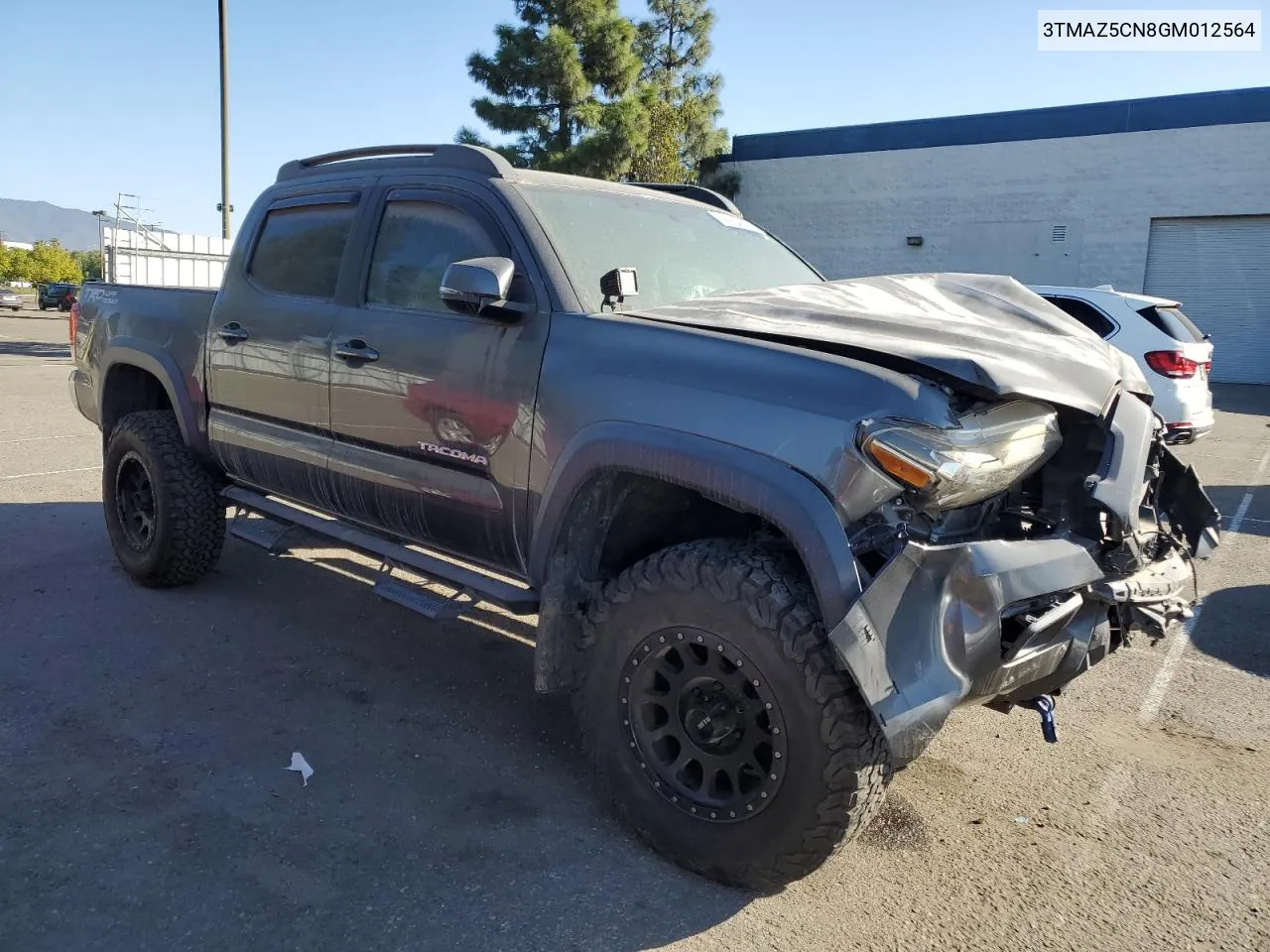 2016 Toyota Tacoma Double Cab VIN: 3TMAZ5CN8GM012564 Lot: 78654504