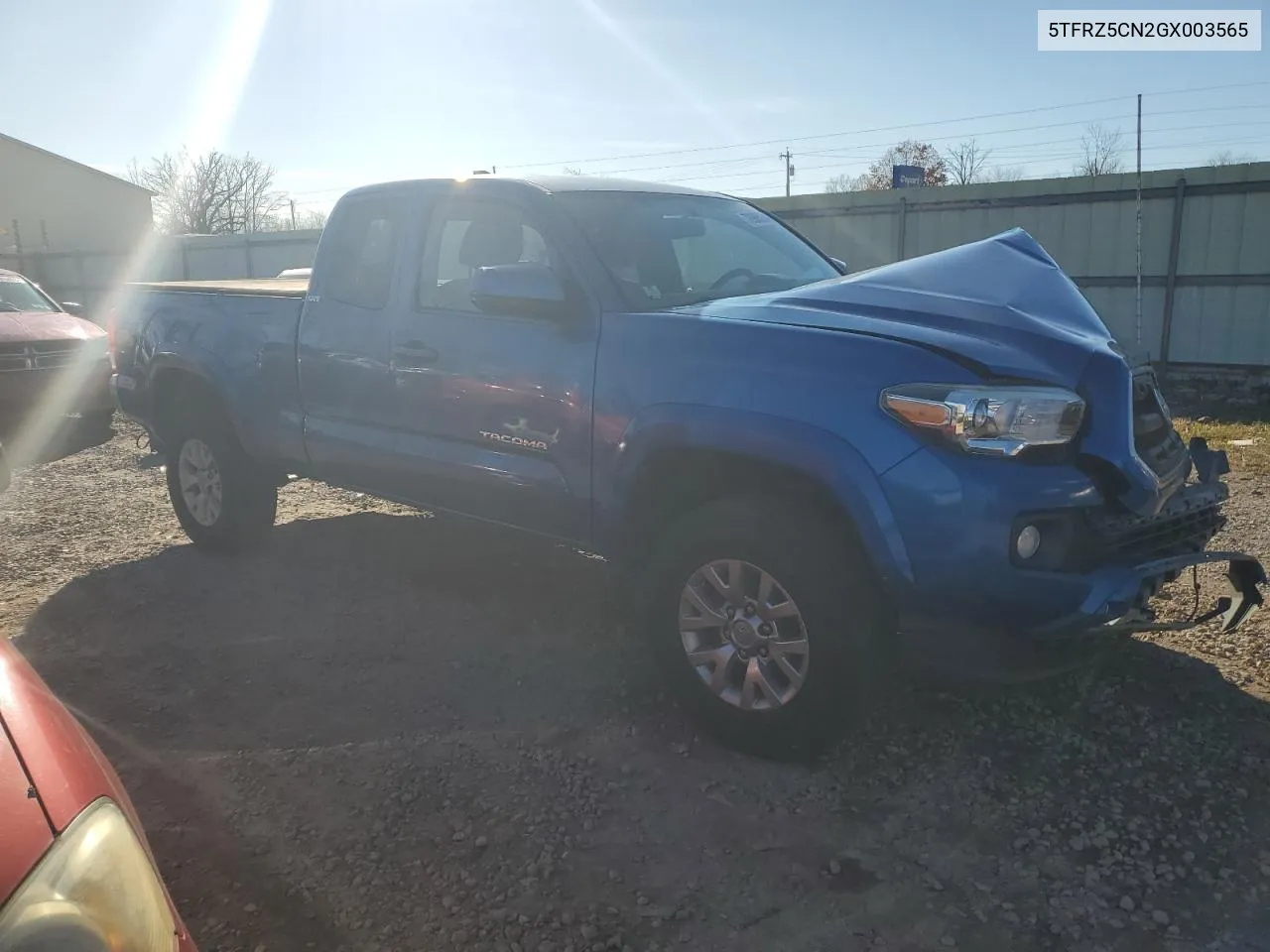 2016 Toyota Tacoma Access Cab VIN: 5TFRZ5CN2GX003565 Lot: 78985084