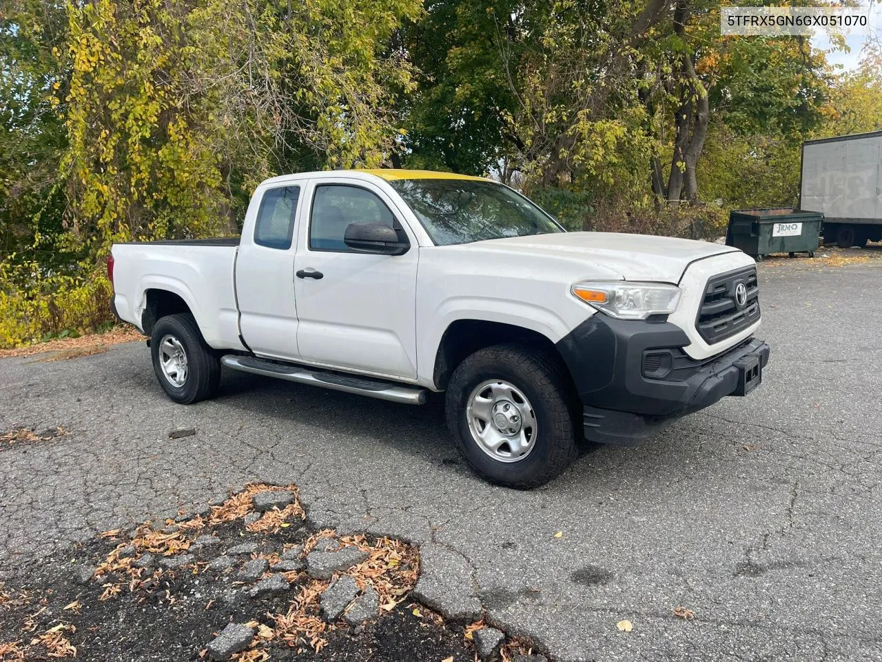 5TFRX5GN6GX051070 2016 Toyota Tacoma Acc