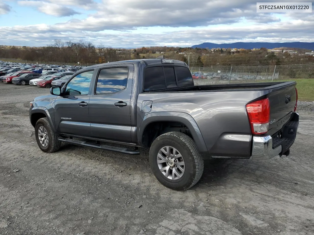 2016 Toyota Tacoma Double Cab VIN: 5TFCZ5AN1GX012220 Lot: 79775074