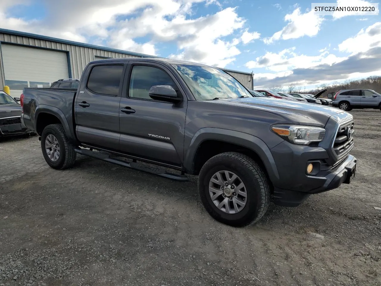 2016 Toyota Tacoma Double Cab VIN: 5TFCZ5AN1GX012220 Lot: 79775074