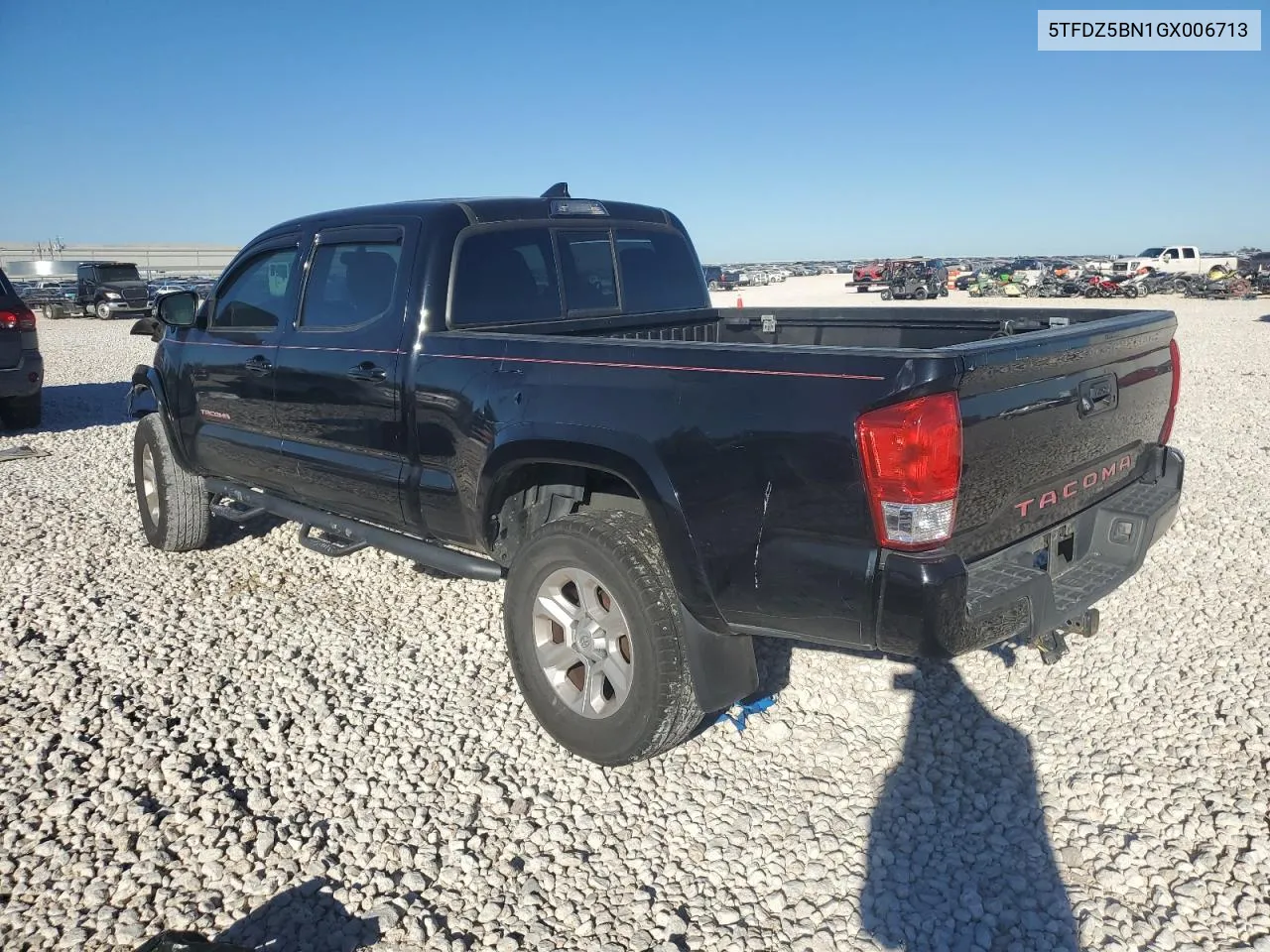 2016 Toyota Tacoma Double Cab VIN: 5TFDZ5BN1GX006713 Lot: 79931344