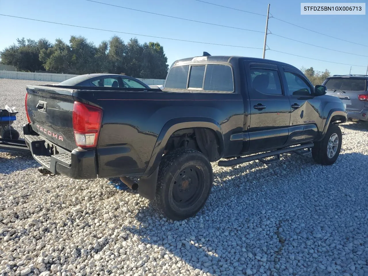 2016 Toyota Tacoma Double Cab VIN: 5TFDZ5BN1GX006713 Lot: 79931344