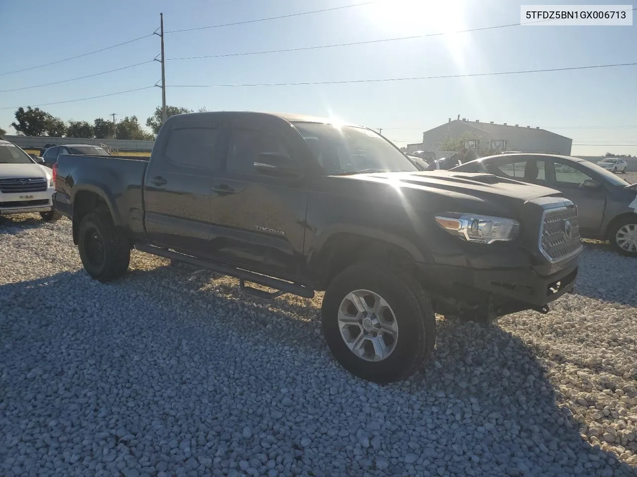 2016 Toyota Tacoma Double Cab VIN: 5TFDZ5BN1GX006713 Lot: 79931344