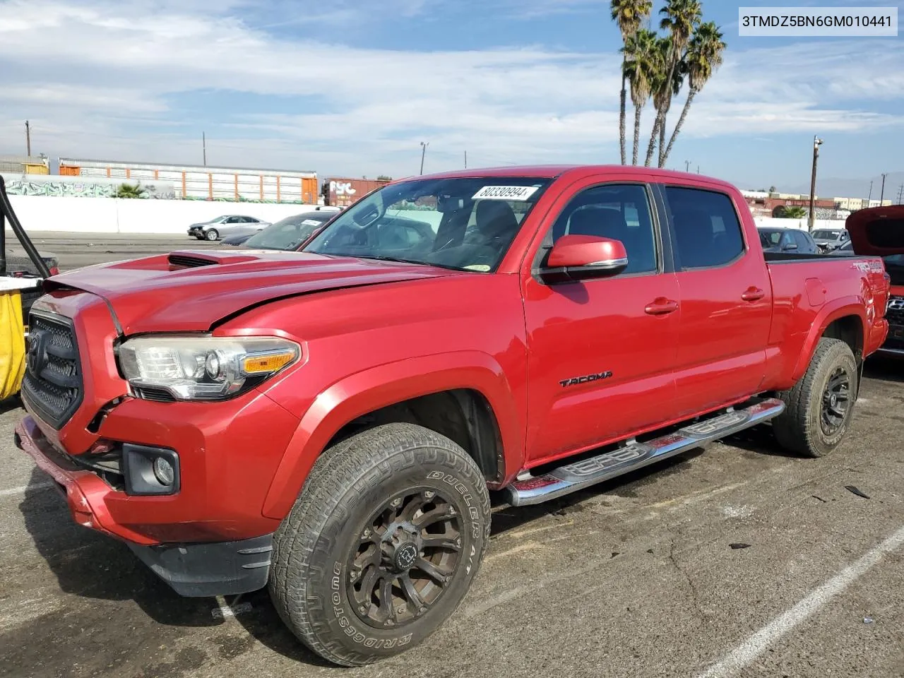 2016 Toyota Tacoma Double Cab VIN: 3TMDZ5BN6GM010441 Lot: 80330994