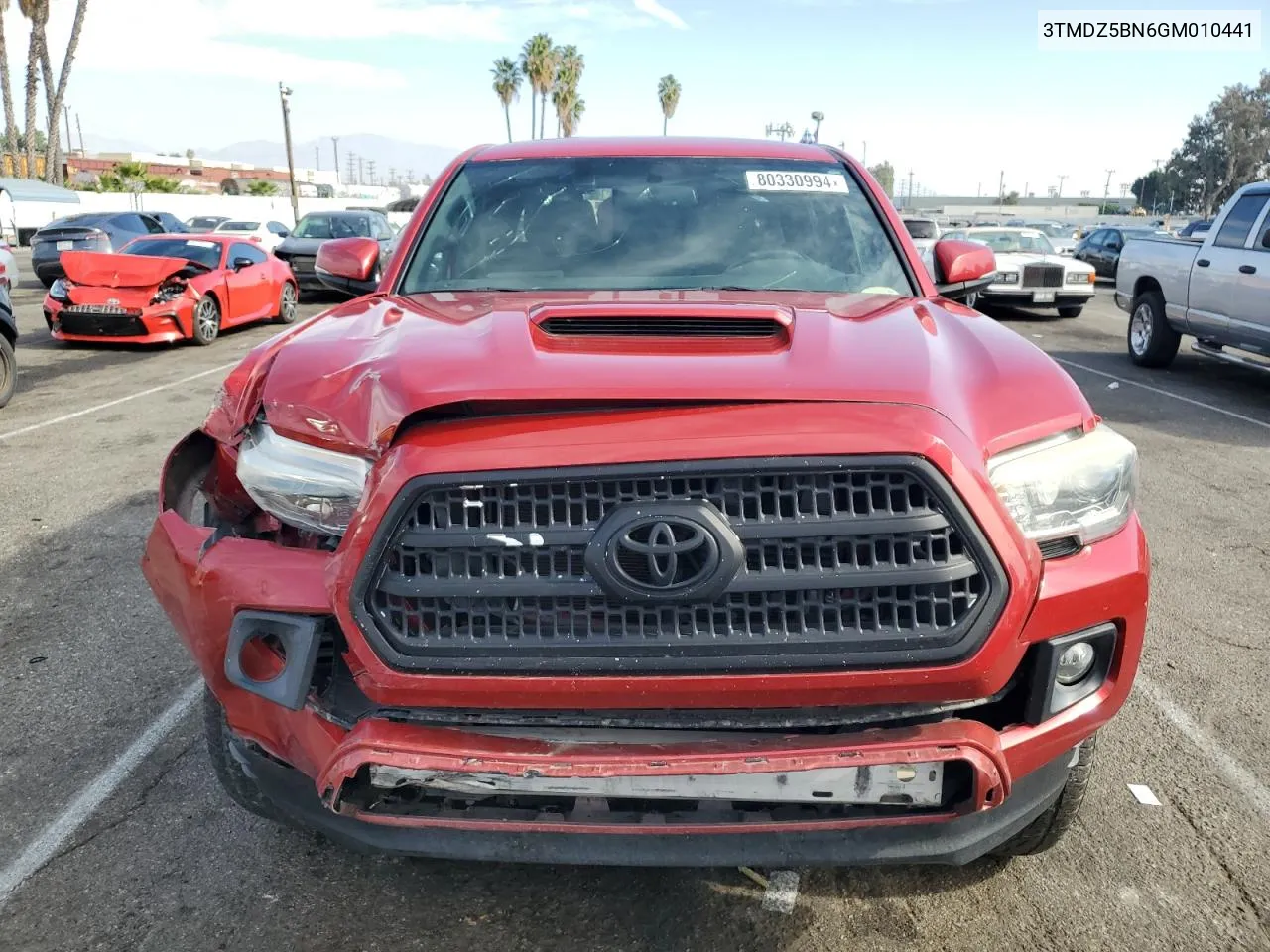 2016 Toyota Tacoma Double Cab VIN: 3TMDZ5BN6GM010441 Lot: 80330994