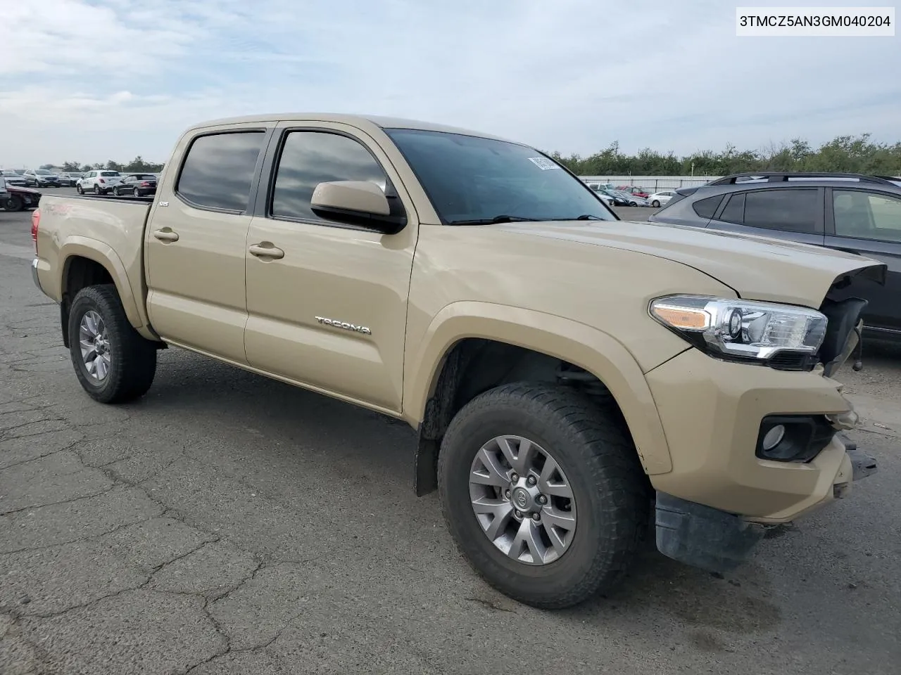 2016 Toyota Tacoma Double Cab VIN: 3TMCZ5AN3GM040204 Lot: 80516804