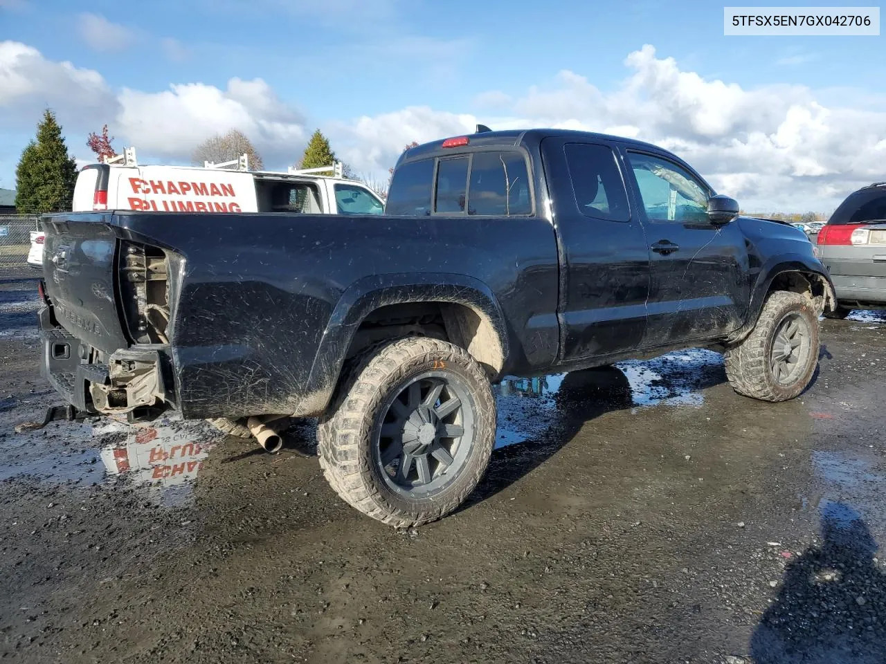 2016 Toyota Tacoma Access Cab VIN: 5TFSX5EN7GX042706 Lot: 80982144