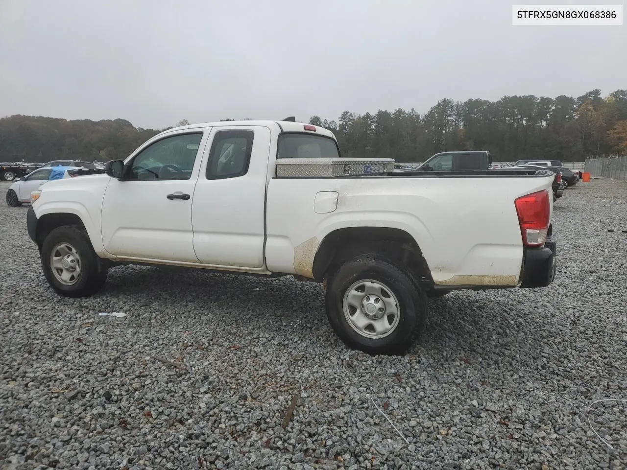 2016 Toyota Tacoma Access Cab VIN: 5TFRX5GN8GX068386 Lot: 80991584