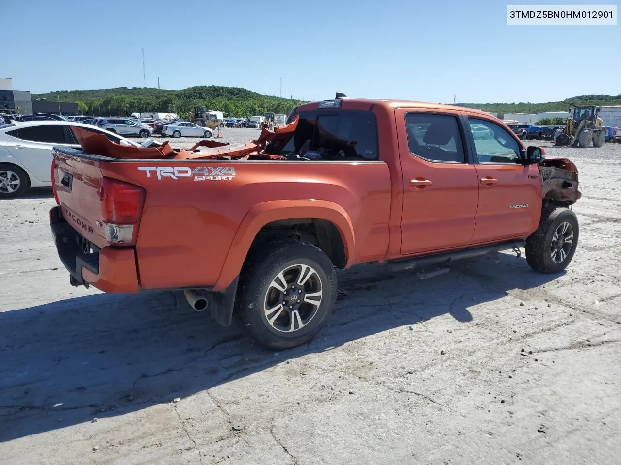 2017 Toyota Tacoma Double Cab VIN: 3TMDZ5BN0HM012901 Lot: 53371564