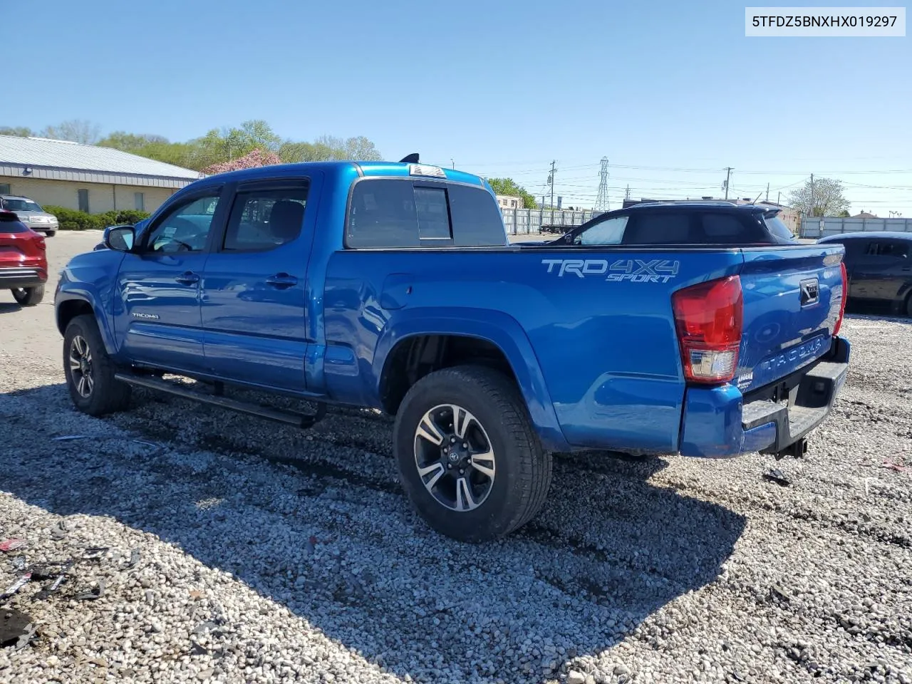 5TFDZ5BNXHX019297 2017 Toyota Tacoma Double Cab