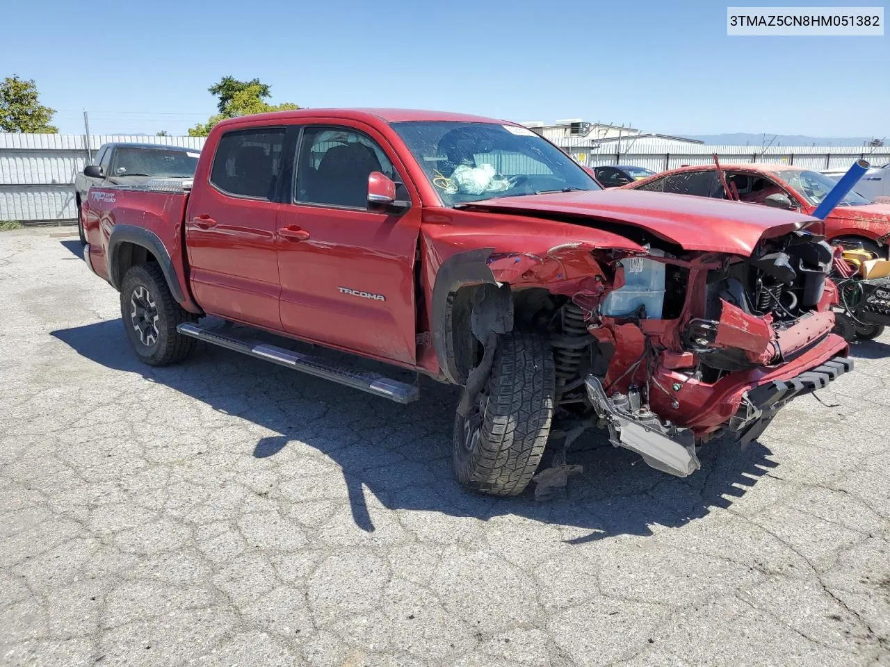 3TMAZ5CN8HM051382 2017 Toyota Tacoma Double Cab