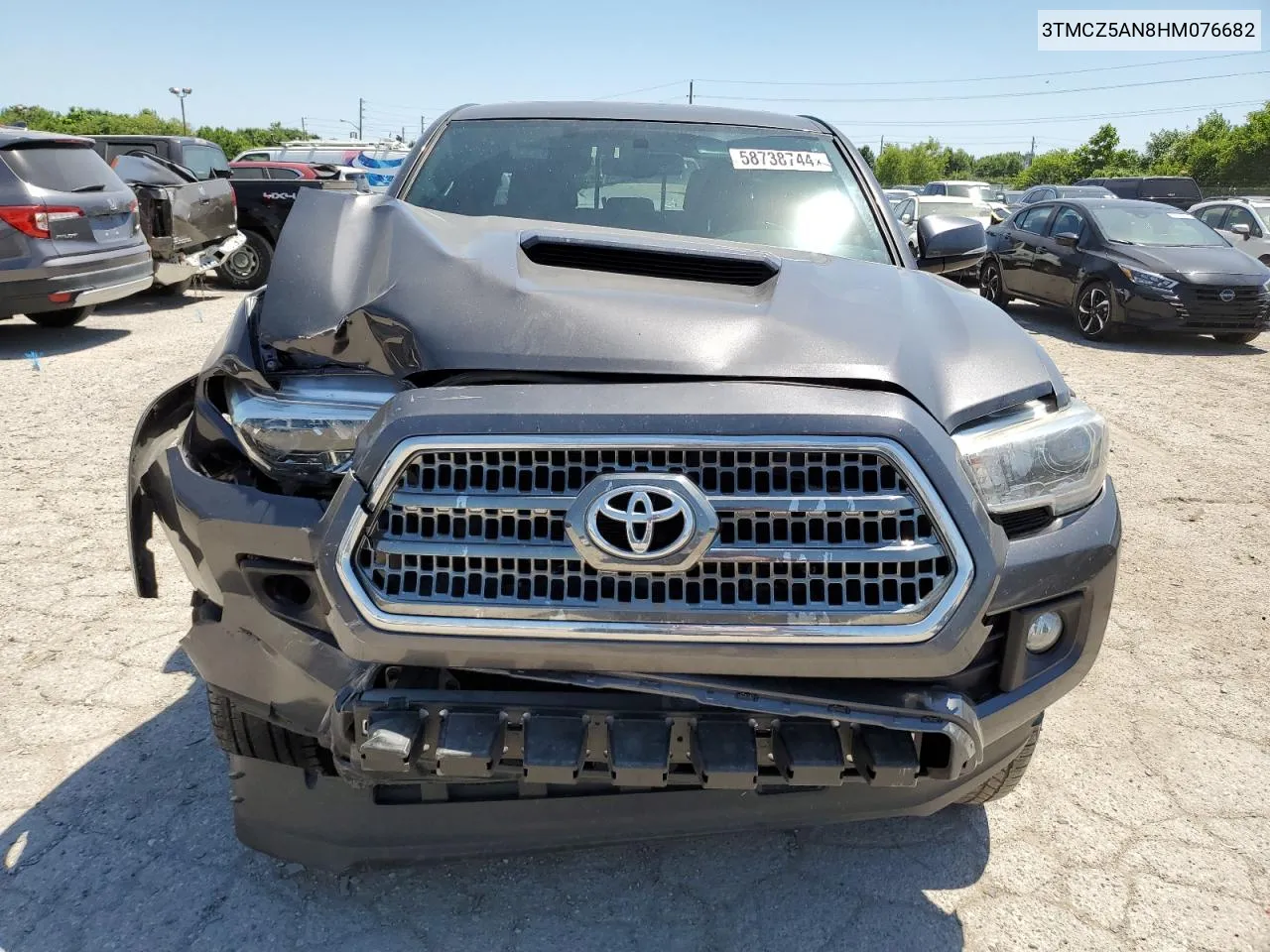 2017 Toyota Tacoma Double Cab VIN: 3TMCZ5AN8HM076682 Lot: 58738744