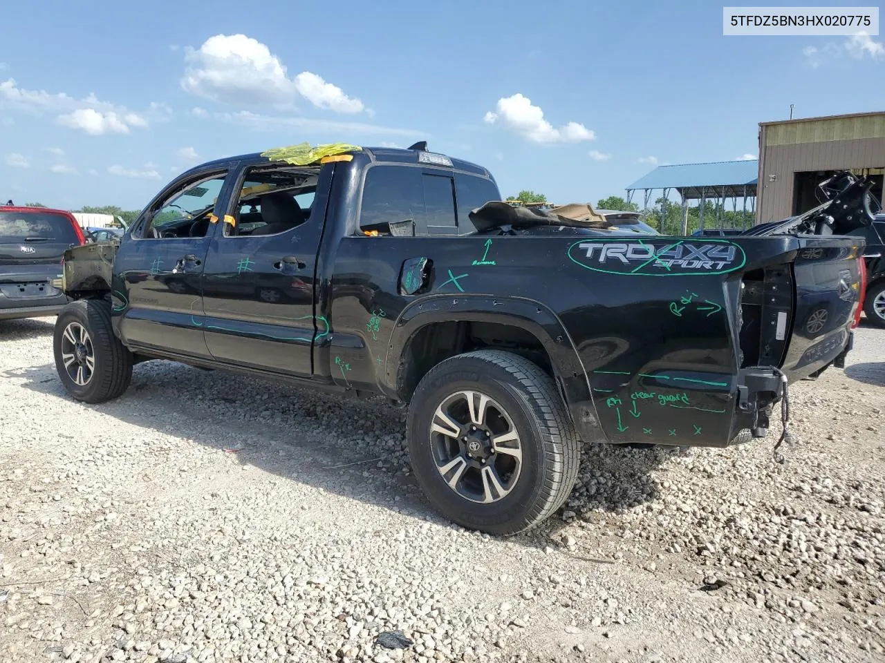 5TFDZ5BN3HX020775 2017 Toyota Tacoma Double Cab