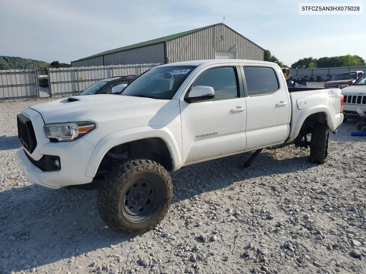 2017 Toyota Tacoma Double Cab VIN: 5TFCZ5AN3HX075028 Lot: 61213474