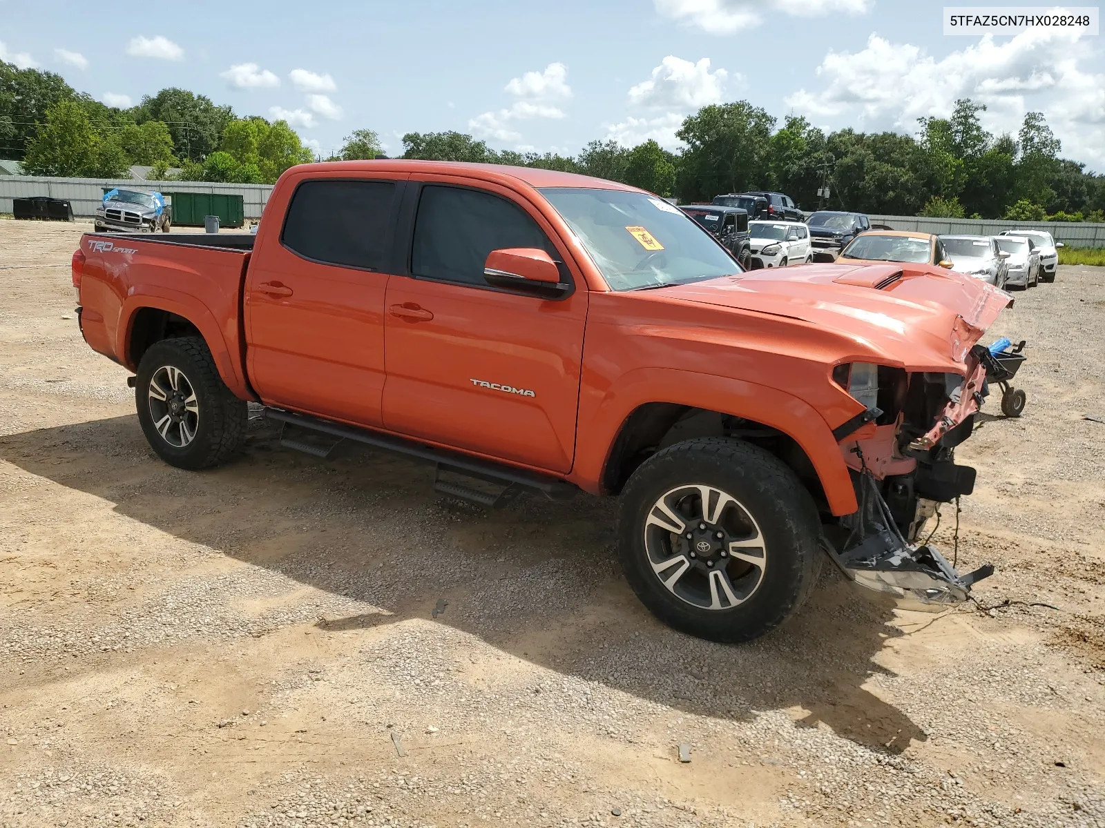 2017 Toyota Tacoma Double Cab VIN: 5TFAZ5CN7HX028248 Lot: 64274794