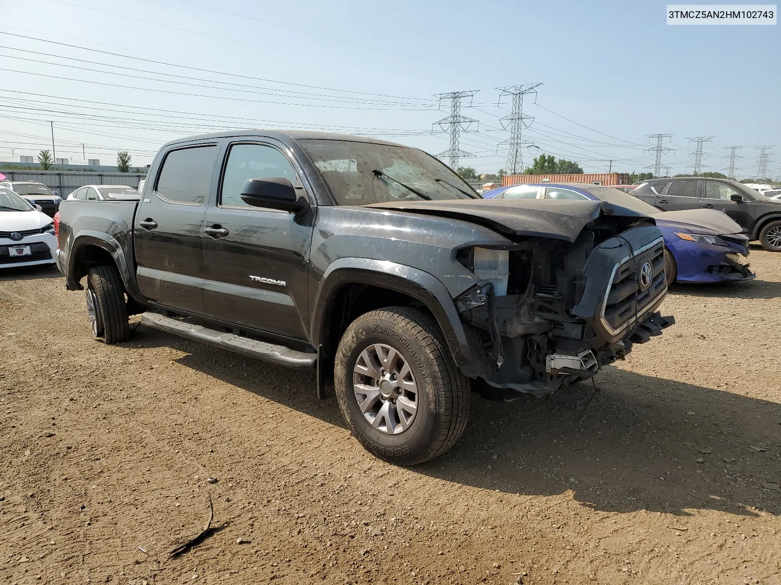 2017 Toyota Tacoma Double Cab VIN: 3TMCZ5AN2HM102743 Lot: 64947734