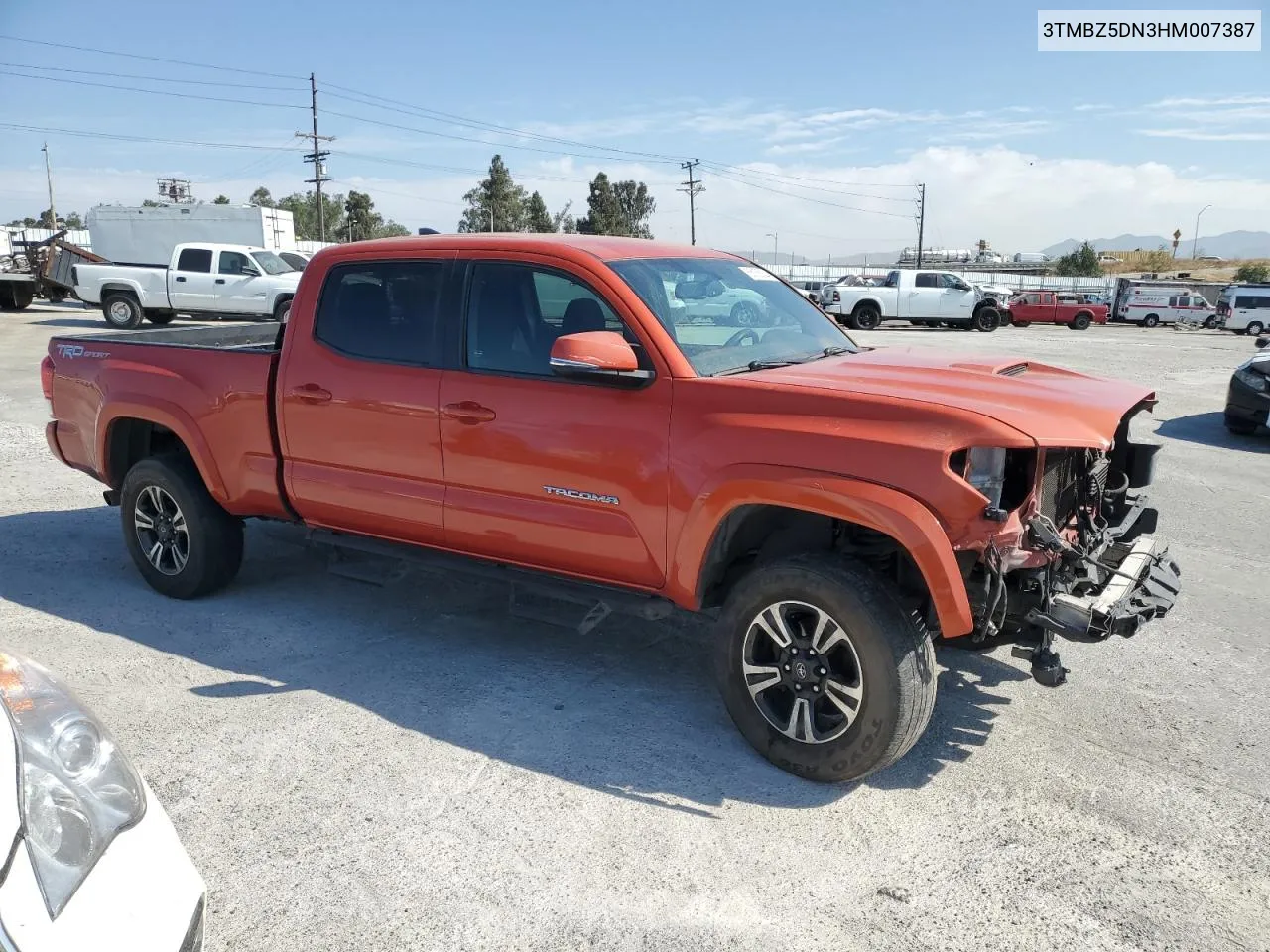 3TMBZ5DN3HM007387 2017 Toyota Tacoma Double Cab