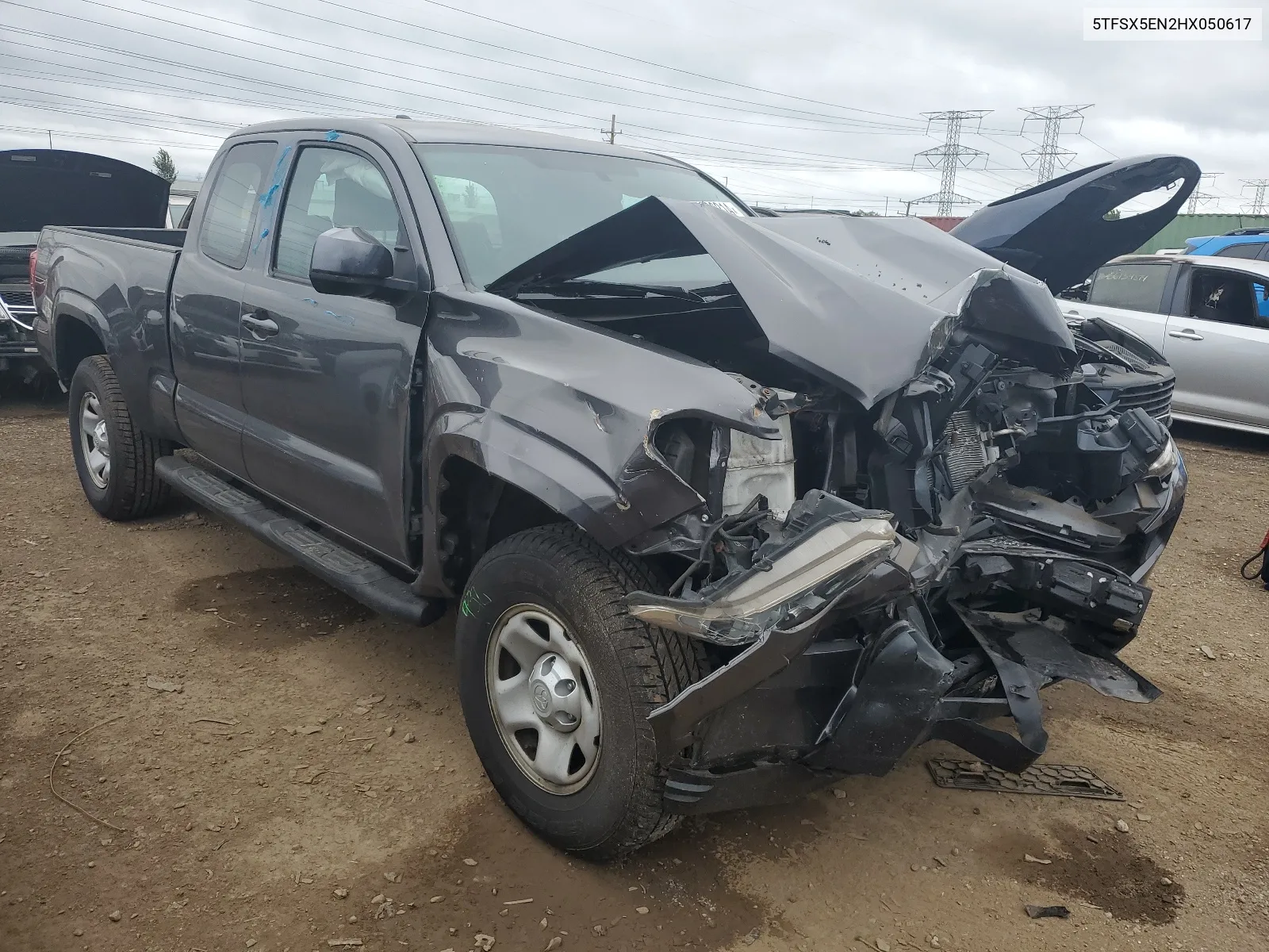 2017 Toyota Tacoma Access Cab VIN: 5TFSX5EN2HX050617 Lot: 65606214