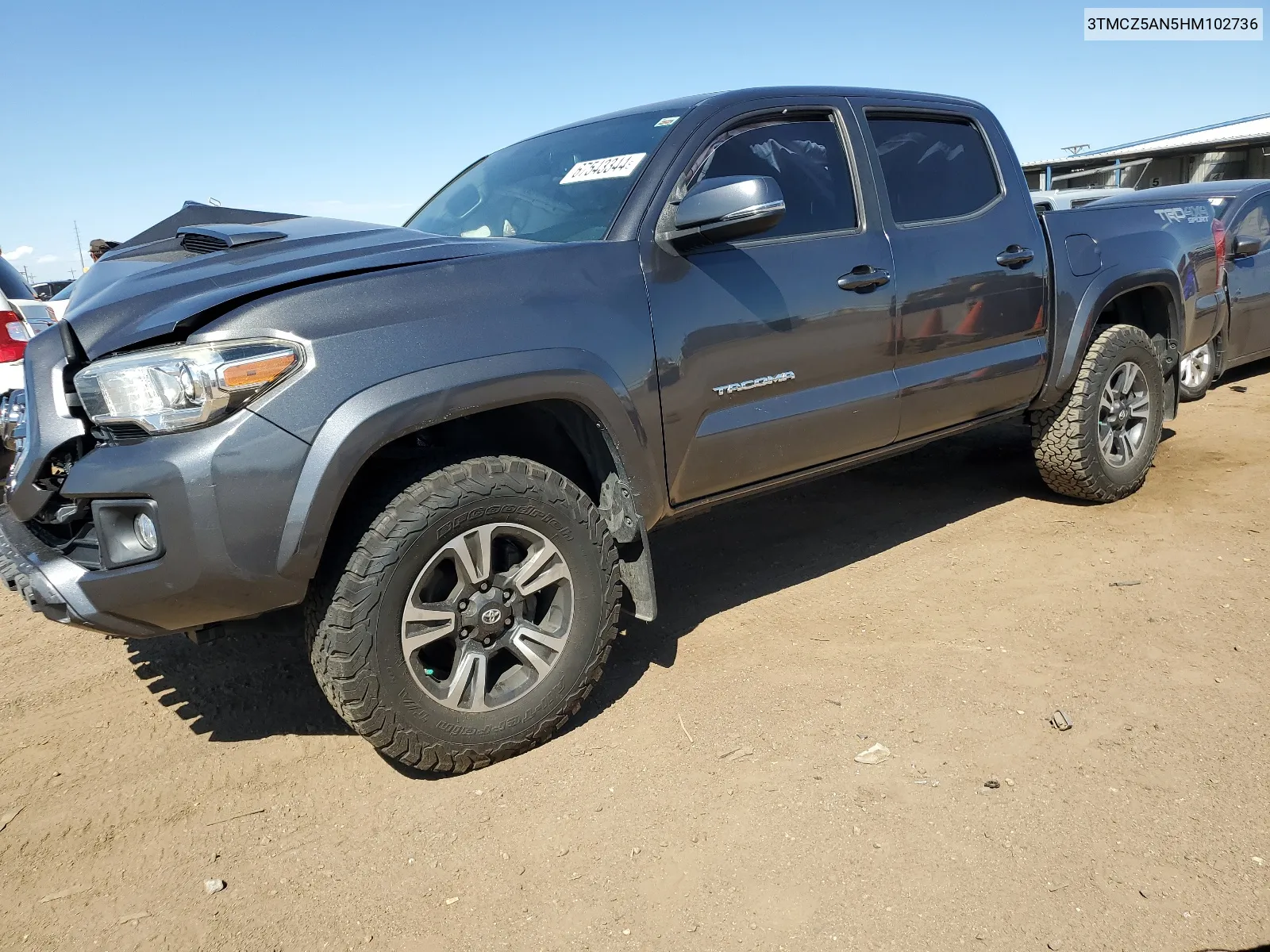 2017 Toyota Tacoma Double Cab VIN: 3TMCZ5AN5HM102736 Lot: 67543344