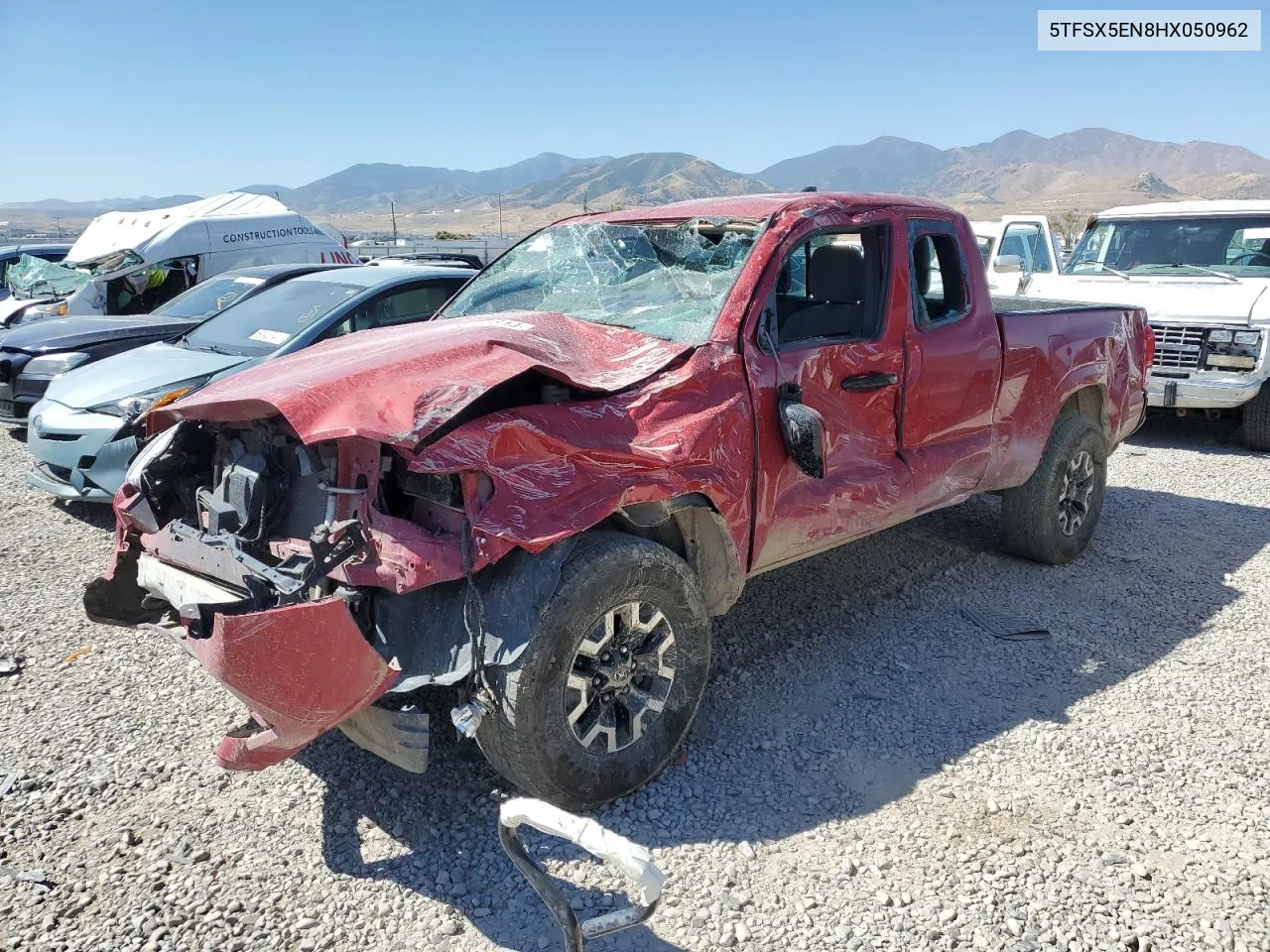 2017 Toyota Tacoma Access Cab VIN: 5TFSX5EN8HX050962 Lot: 68186814