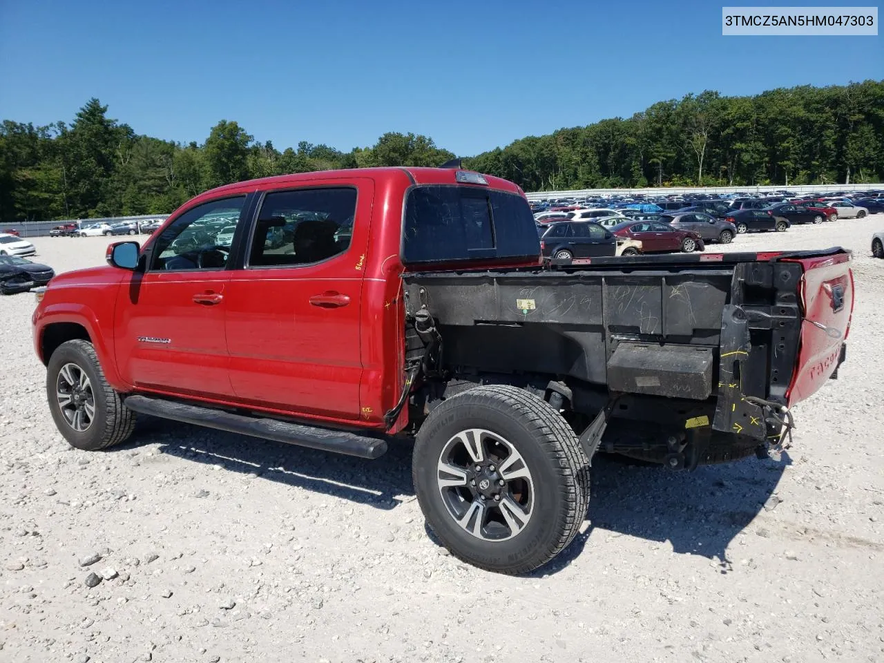 2017 Toyota Tacoma Double Cab VIN: 3TMCZ5AN5HM047303 Lot: 69035954