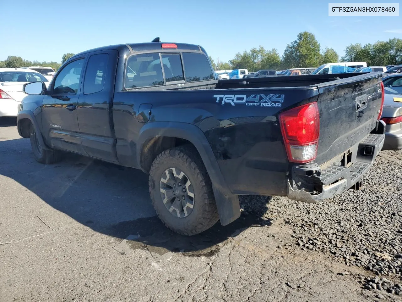 2017 Toyota Tacoma Access Cab VIN: 5TFSZ5AN3HX078460 Lot: 69060994