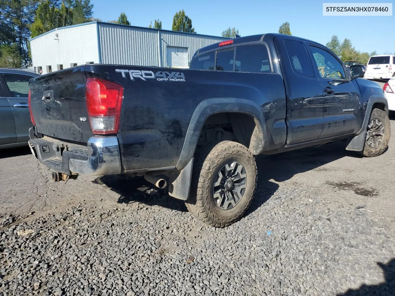 2017 Toyota Tacoma Access Cab VIN: 5TFSZ5AN3HX078460 Lot: 69060994