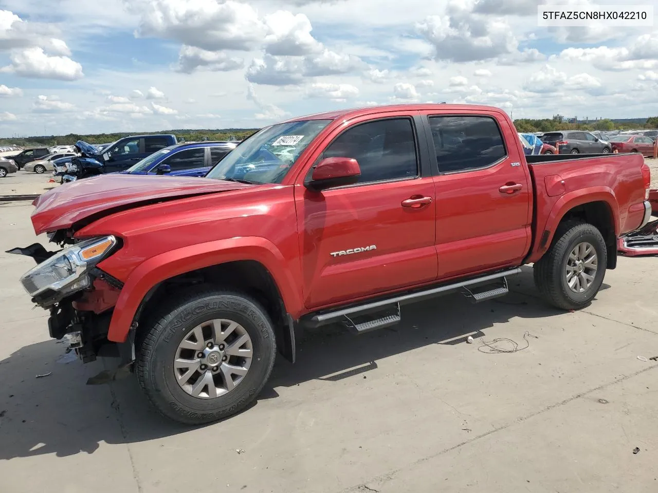 2017 Toyota Tacoma Double Cab VIN: 5TFAZ5CN8HX042210 Lot: 69422174