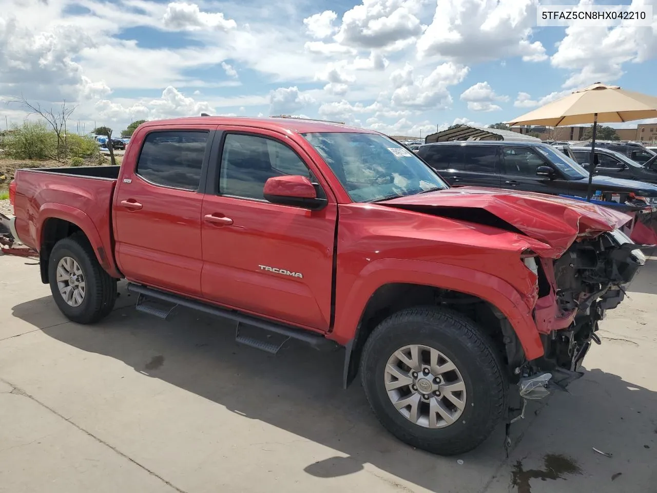 2017 Toyota Tacoma Double Cab VIN: 5TFAZ5CN8HX042210 Lot: 69422174