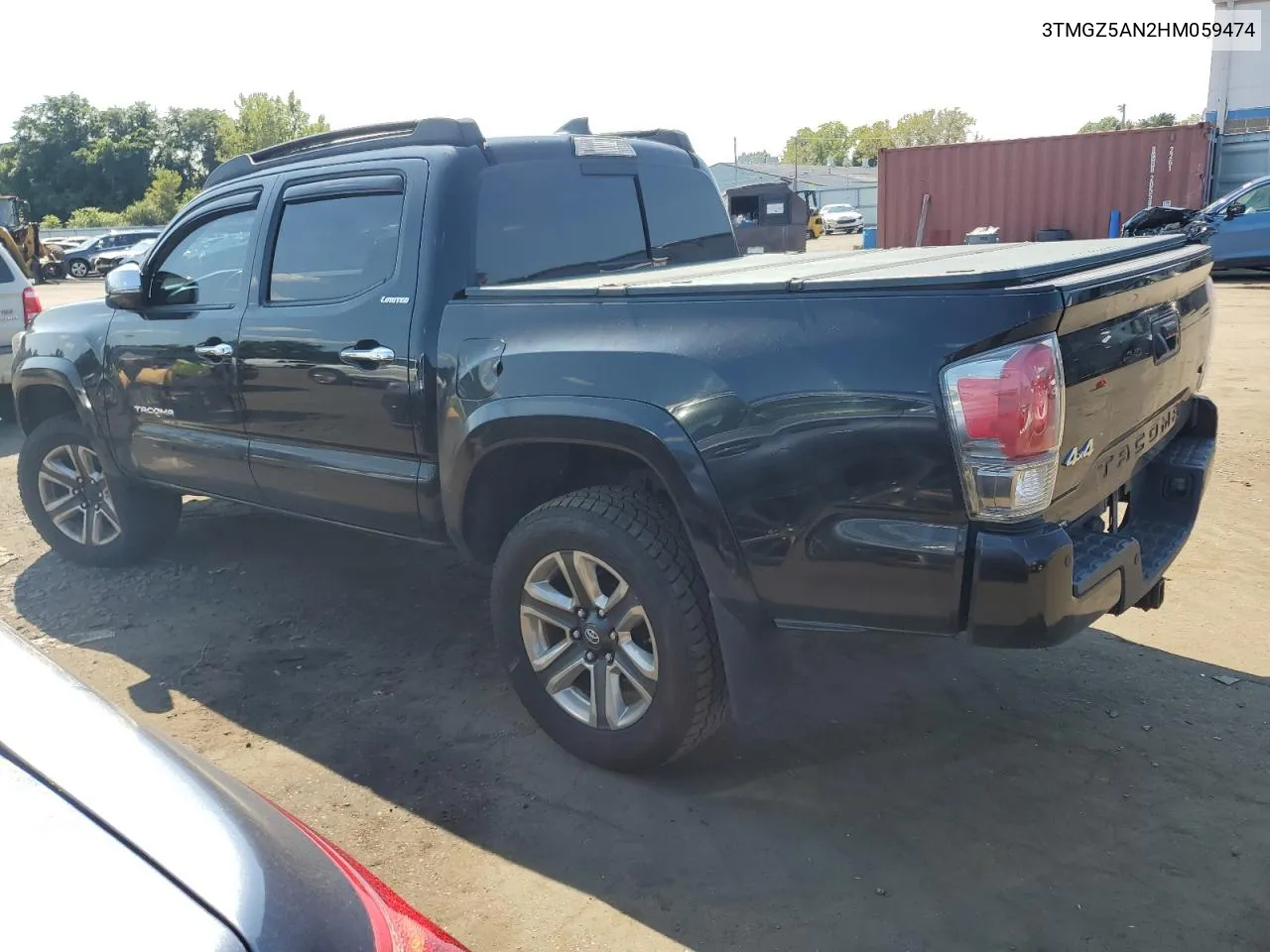 3TMGZ5AN2HM059474 2017 Toyota Tacoma Double Cab