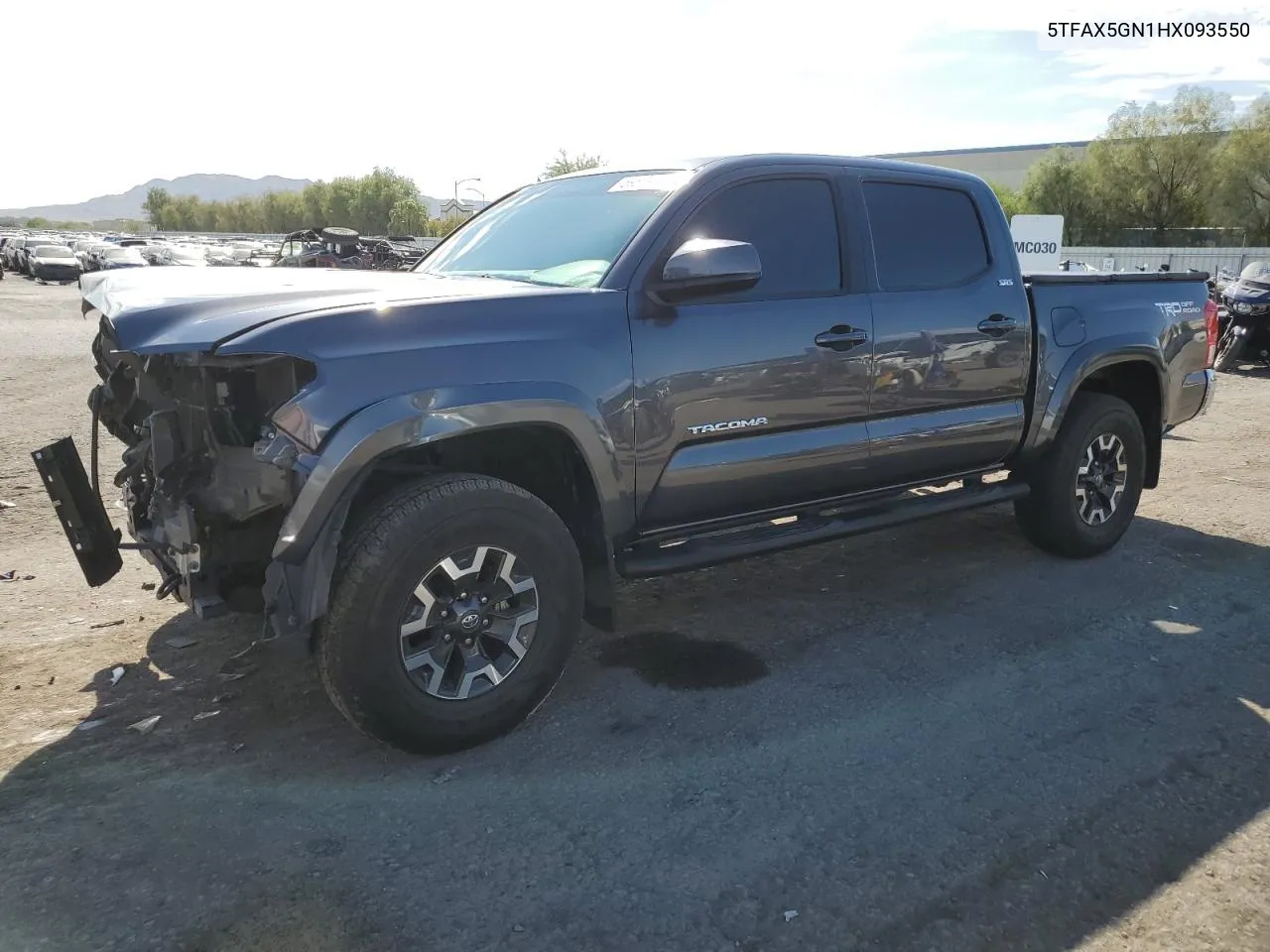 2017 Toyota Tacoma Double Cab VIN: 5TFAX5GN1HX093550 Lot: 69878194