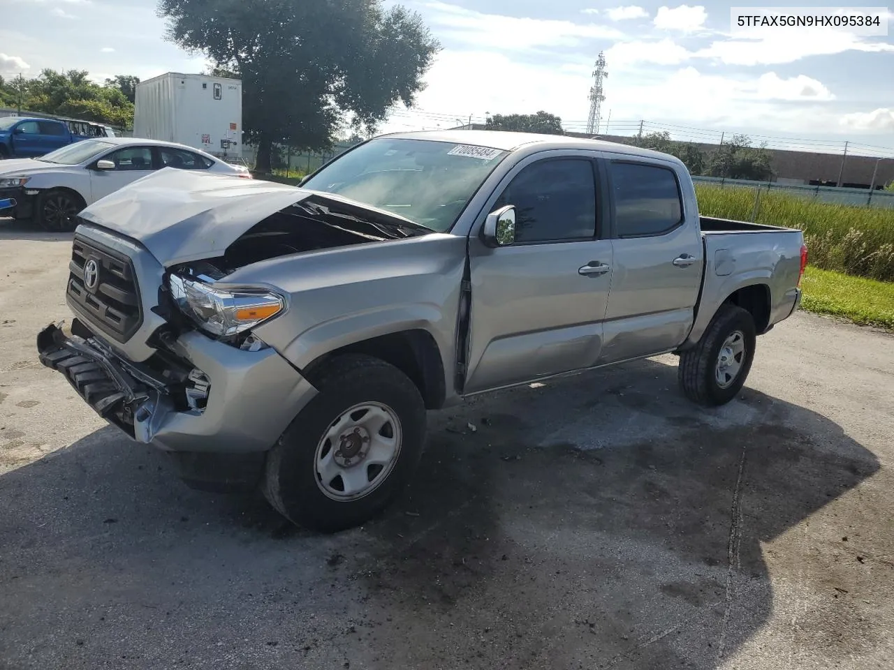 2017 Toyota Tacoma Double Cab VIN: 5TFAX5GN9HX095384 Lot: 70085484