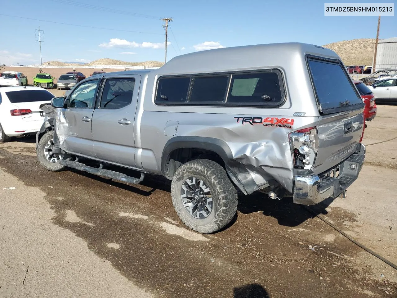 2017 Toyota Tacoma Double Cab VIN: 3TMDZ5BN9HM015215 Lot: 70096084