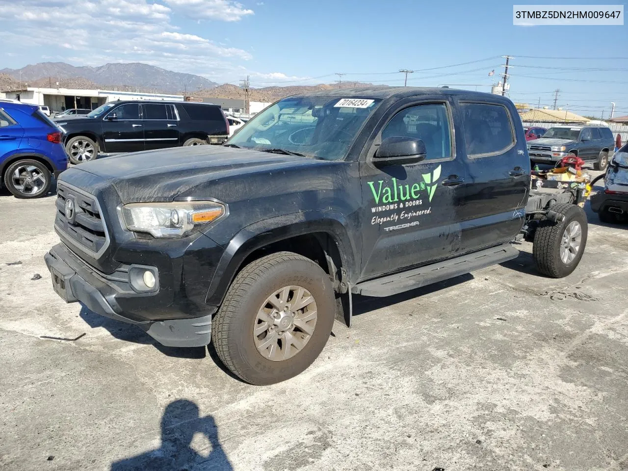 3TMBZ5DN2HM009647 2017 Toyota Tacoma Double Cab