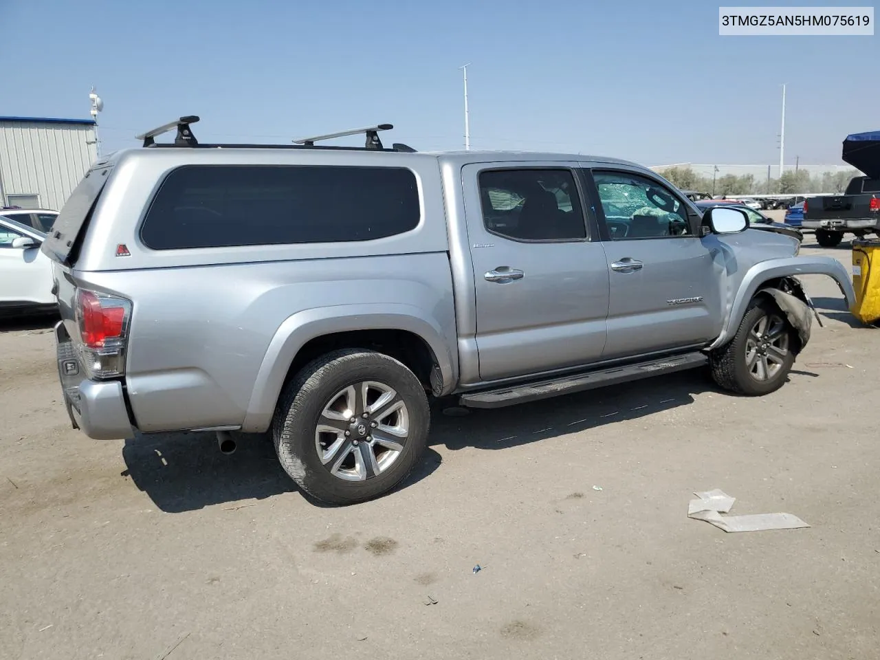 2017 Toyota Tacoma Double Cab VIN: 3TMGZ5AN5HM075619 Lot: 70260854