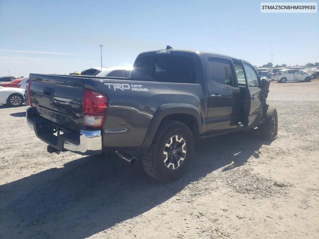 2017 Toyota Tacoma Double Cab VIN: 3TMAZ5CN8HM039930 Lot: 70343374