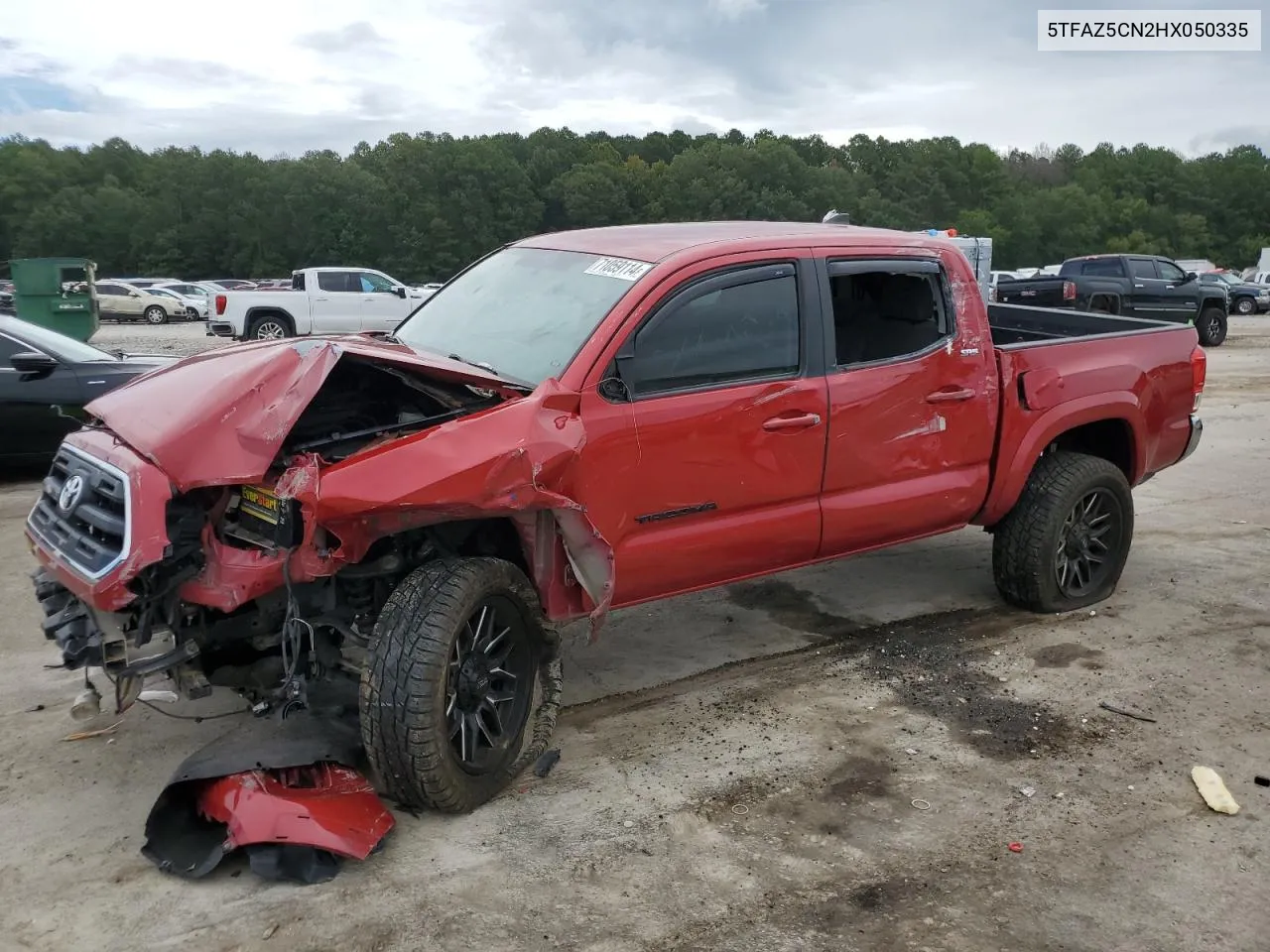 2017 Toyota Tacoma Double Cab VIN: 5TFAZ5CN2HX050335 Lot: 71059114