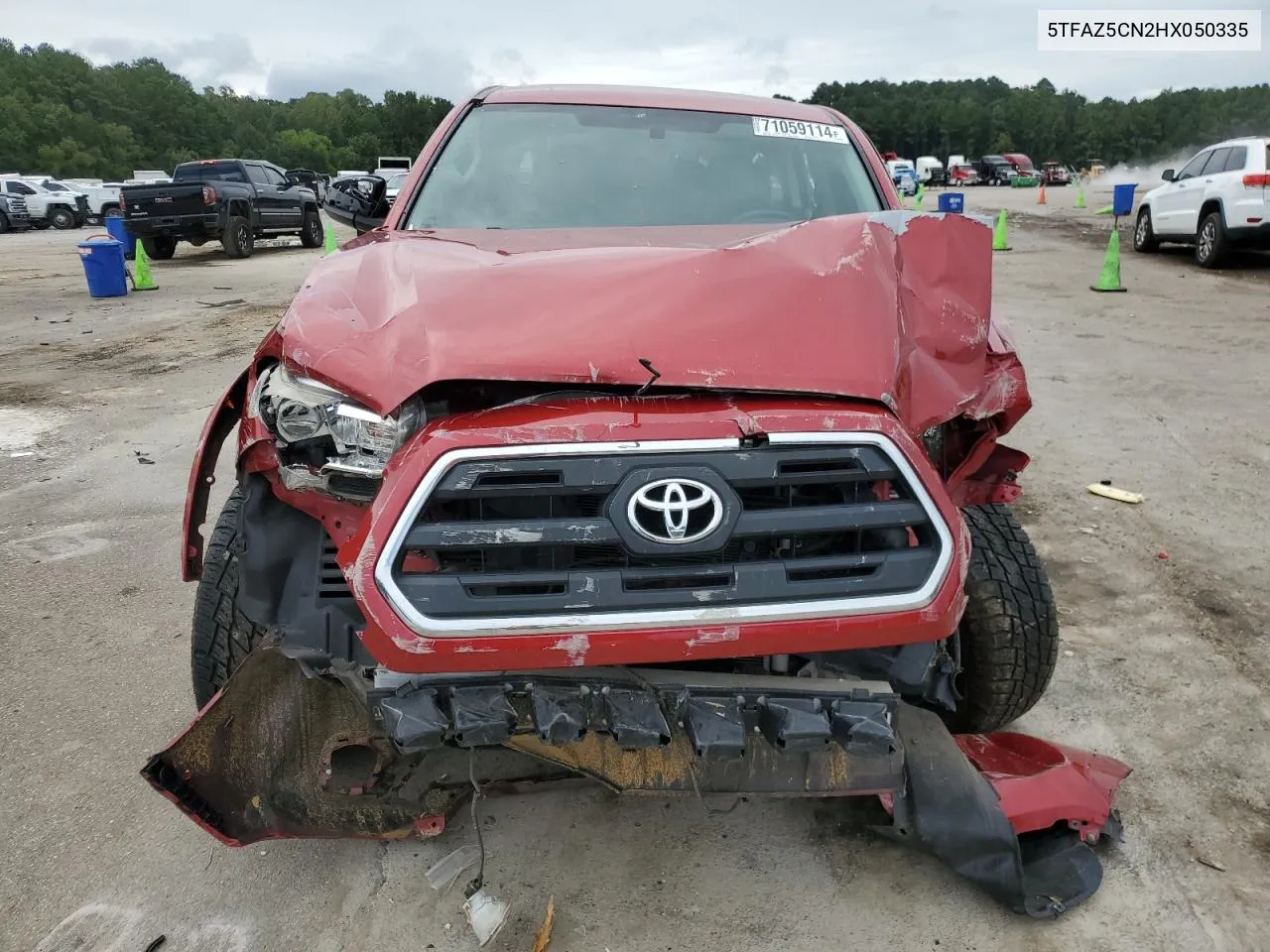 2017 Toyota Tacoma Double Cab VIN: 5TFAZ5CN2HX050335 Lot: 71059114