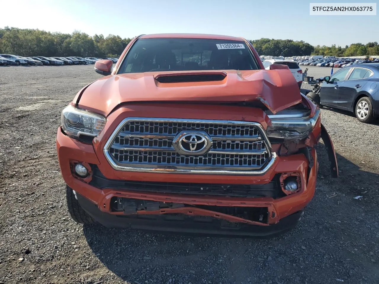 2017 Toyota Tacoma Double Cab VIN: 5TFCZ5AN2HX063775 Lot: 71205364