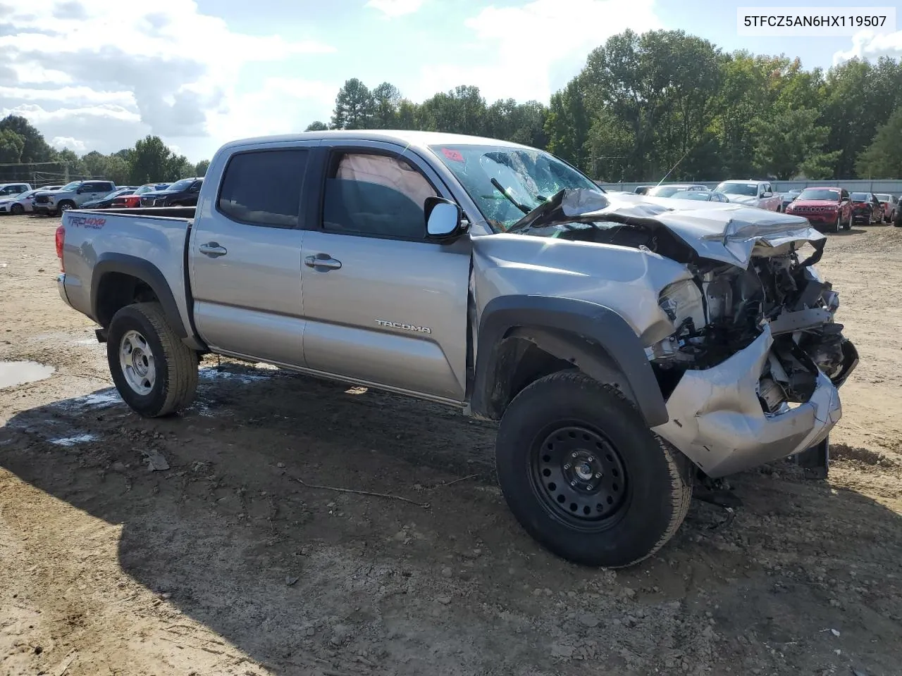 2017 Toyota Tacoma Double Cab VIN: 5TFCZ5AN6HX119507 Lot: 71222814