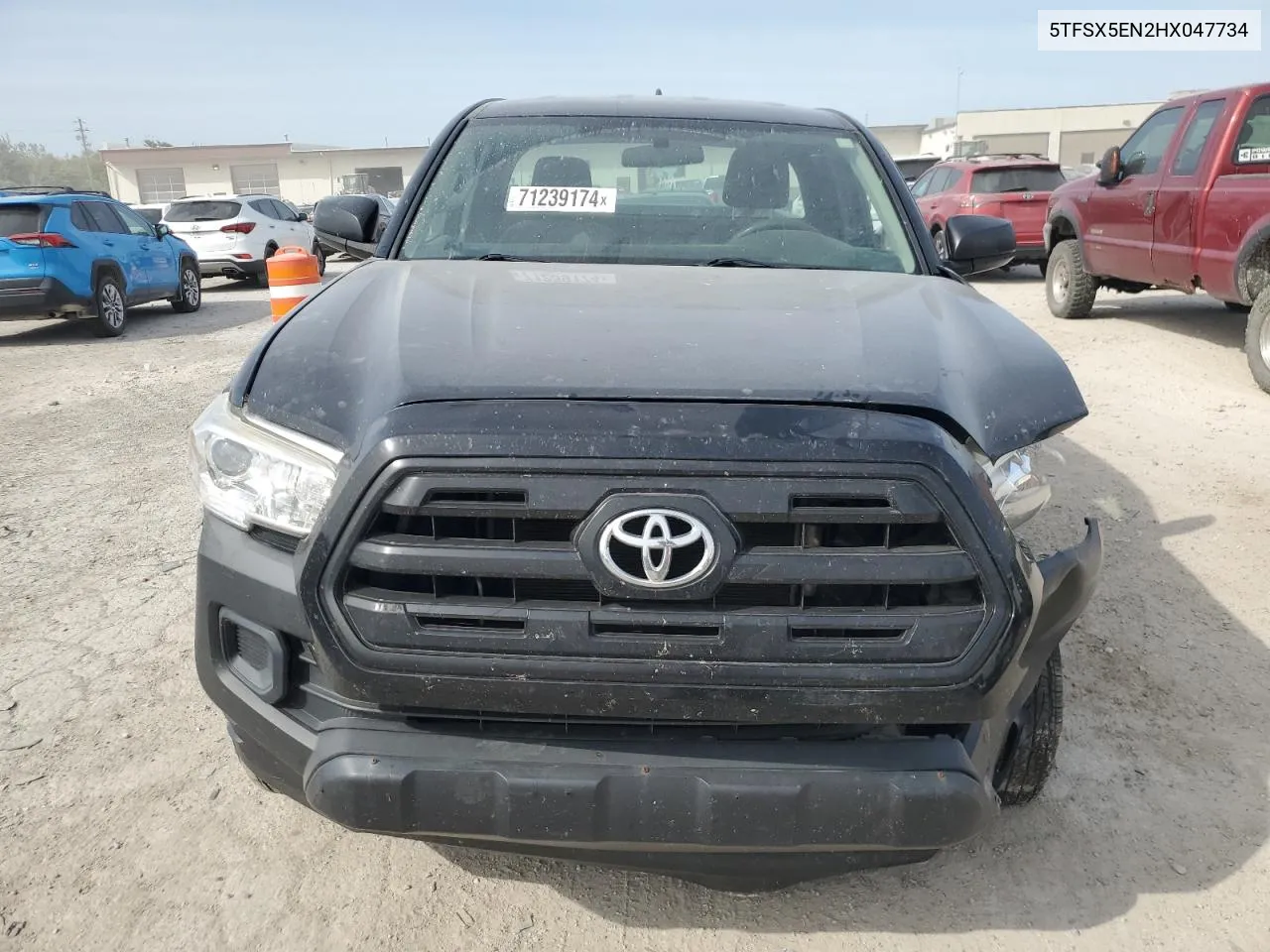 2017 Toyota Tacoma Access Cab VIN: 5TFSX5EN2HX047734 Lot: 71239174