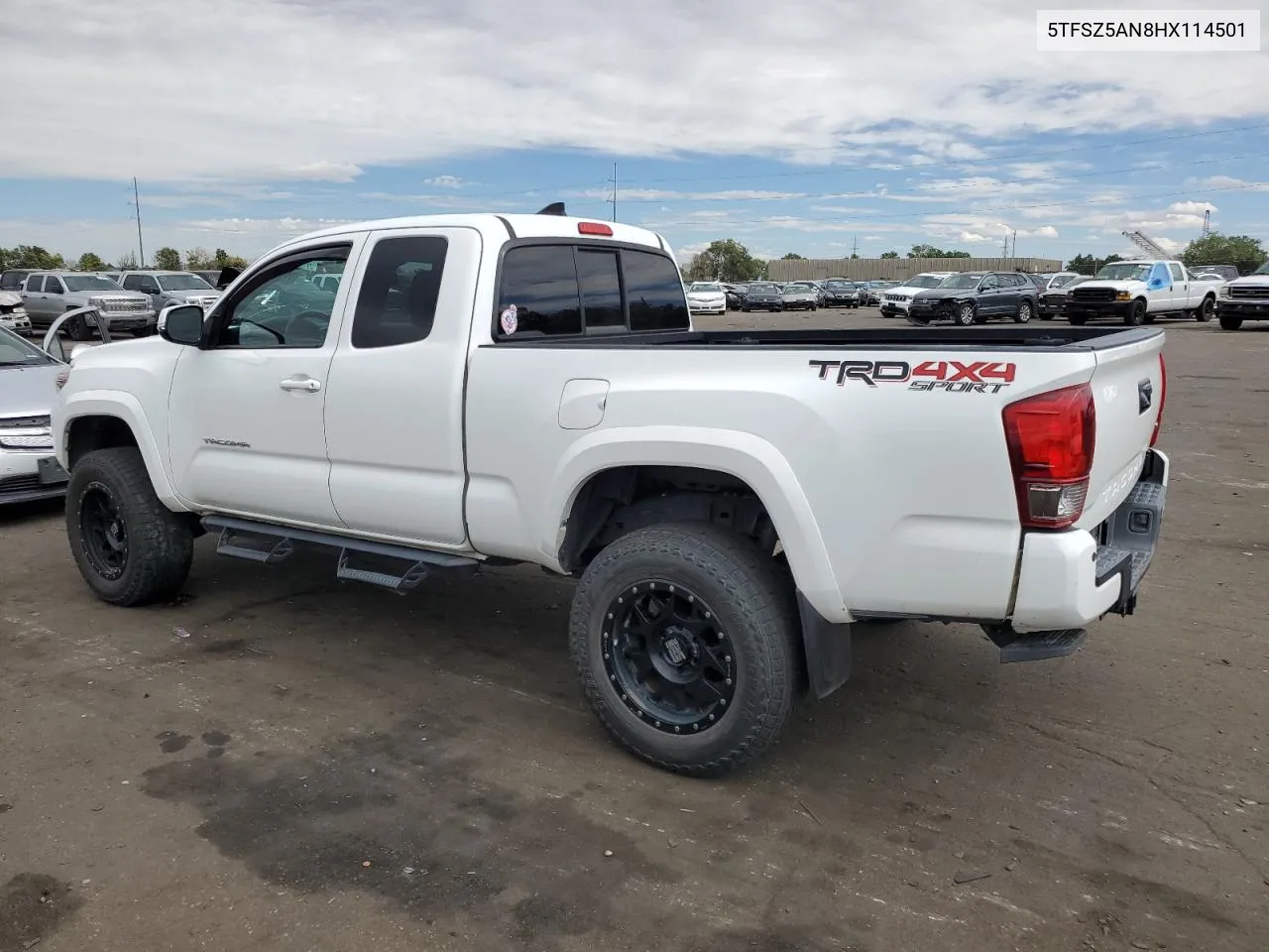 2017 Toyota Tacoma Access Cab VIN: 5TFSZ5AN8HX114501 Lot: 71277584