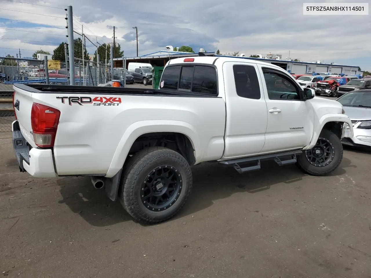 2017 Toyota Tacoma Access Cab VIN: 5TFSZ5AN8HX114501 Lot: 71277584